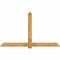 Ekena Millwork Eugene Rough Sawn Timber Gable Bracket, Western Red Cedar, 96"W x 56"H x 4"D x 6"F, 14/12 Pitch GBW096X56X0406EUG00RWR - alternate 1